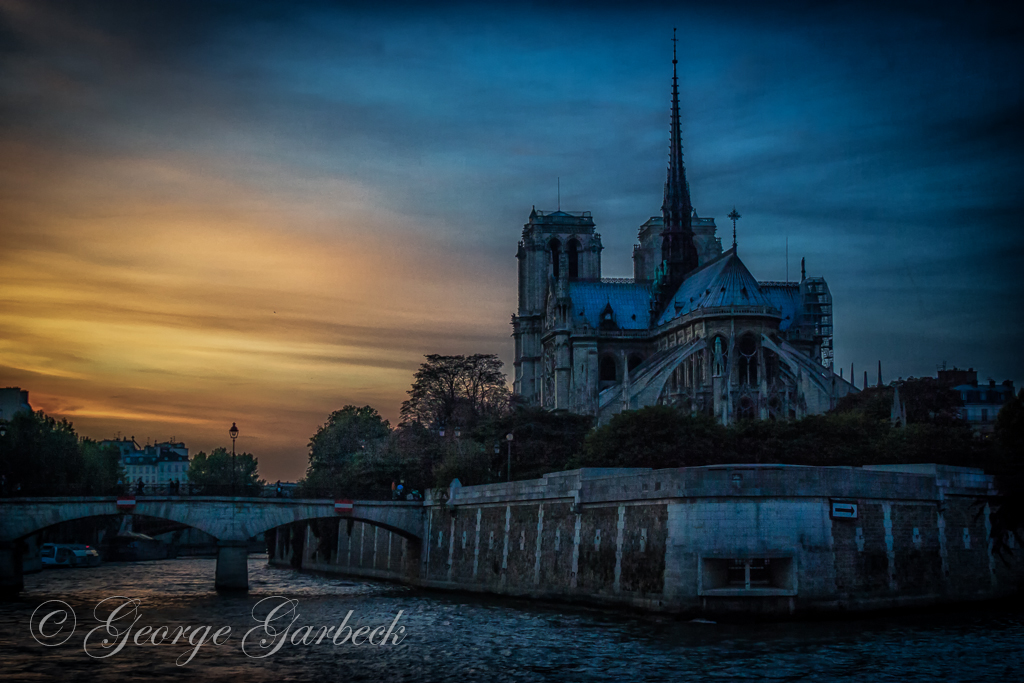 On the Seine at Dusk
